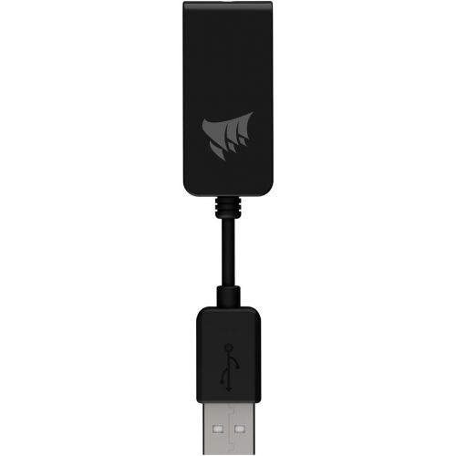 커세어 [아마존베스트]Corsair HS60  7.1 Virtual Surround Sound PC Gaming Headset w/USB DAC - Discord Certified Headphones  compatible with Xbox One, PS4, and Nintendo Switch  White, 3.5mm + USB 7.1