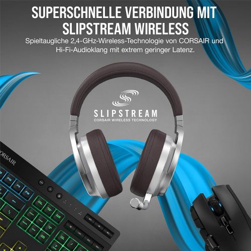 커세어 [아마존베스트]Corsair Virtuoso RGB Wireless High-Fidelity Gaming Headset