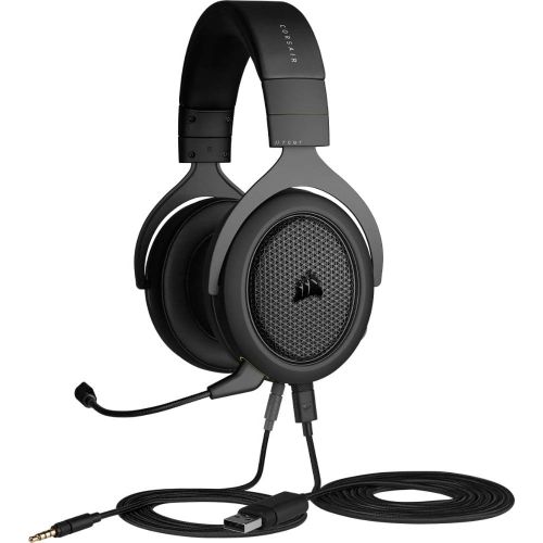 커세어 [아마존베스트]Corsair HS70 BLUETOOTH Multi-Platform Gaming Headset (Gaming and Chat Audio Simultaneously, Extensive Device Compatibility, 50mm Neodymium Speakers, Memory Foam Earcups) Black