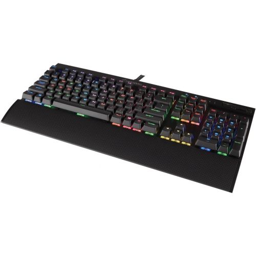 커세어 Corsair CORSAIR K70 RGB RAPIDFIRE Mechanical Gaming Keyboard - USB Passthrough & Media Controls - Fastest & Linear - Cherry MX Speed - RGB LED Backlit