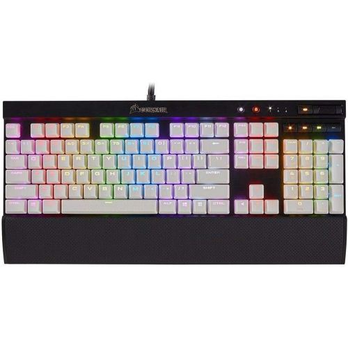 커세어 Corsair CORSAIR PBT Double-Shot Keycaps Full 104105-Keyset - RGB & Backlit Compatible  for Mechanical Keyboards - FPS MOBA MMO - Black