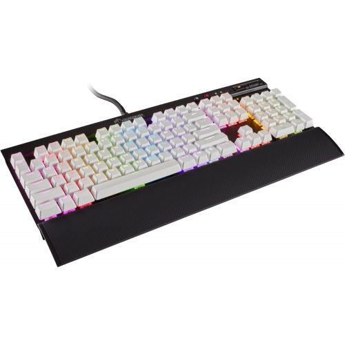 커세어 Corsair CORSAIR PBT Double-Shot Keycaps Full 104105-Keyset - RGB & Backlit Compatible  for Mechanical Keyboards - FPS MOBA MMO - Black