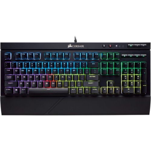 커세어 Corsair CORSAIR K68 RGB Mechanical Gaming Keyboard, Backlit RGB LED, Dust and Spill Resistant - Linear & Quiet - Cherry MX Red