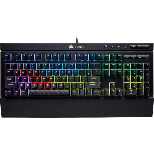 커세어 Corsair CORSAIR K68 RGB Mechanical Gaming Keyboard, Backlit RGB LED, Dust and Spill Resistant - Linear & Quiet - Cherry MX Red