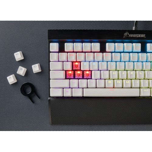 커세어 Corsair CORSAIR Gaming PBT Double-Shot Keycaps Full 104105-Keyset - White