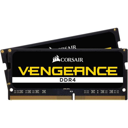 커세어 Corsair CORSAIR Vengeance Performance 32GB (2x16GB) 260-Pin DDR4 SO-DIMM DDR4 2666 (PC4 21300) Laptop Memory Model CMSX32GX4M2A2666C18