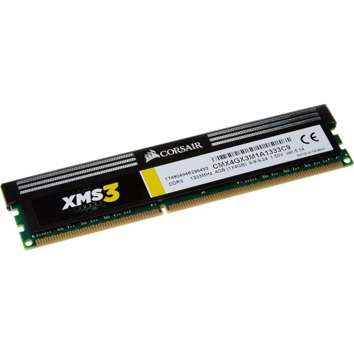 커세어 Corsair XMS3 8 GB (2 x 4GB) 1333 MHz PC3-10666 240-Pin DDR3 Memory Kit 1.5V