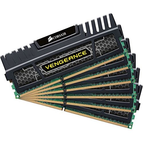 커세어 Corsair CMZ24GX3M6A1600C9 Vengeance 24GB (6x4GB) DDR3 1600 MHz (PC3 12800) Desktop Memory 1.5V