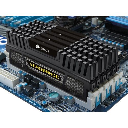 커세어 Corsair CMZ24GX3M6A1600C9 Vengeance 24GB (6x4GB) DDR3 1600 MHz (PC3 12800) Desktop Memory 1.5V