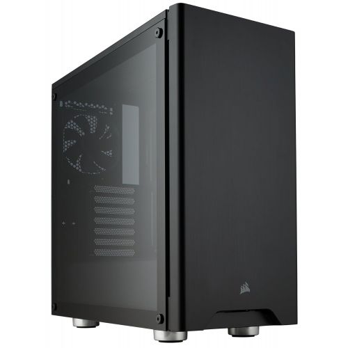 커세어 Corsair CORSAIR CARBIDE 275R Mid-Tower Gaming Case, Tempered Glass- Black (CC-9011132-WW)