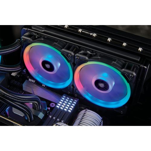 커세어 Corsair LL Series LL140 RGB 140mm Dual Light Loop RGB LED PWM Fan Single Pack Cooling CO-9050073-WW