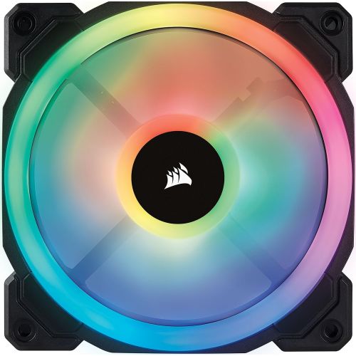 커세어 Corsair LL Series LL140 RGB 140mm Dual Light Loop RGB LED PWM Fan Single Pack Cooling CO-9050073-WW