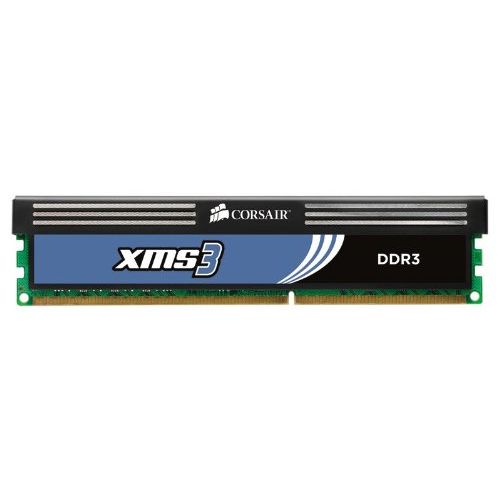 커세어 Corsair CMX4GX3M2A1600C9 XMS3 4GB (2x2GB) DDR3 1600 MHz (PC3 12800) Desktop Memory 1.65V