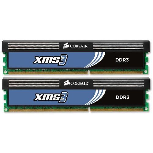 커세어 Corsair CMX4GX3M2A1600C9 XMS3 4GB (2x2GB) DDR3 1600 MHz (PC3 12800) Desktop Memory 1.65V