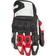 Cortech Mens Impulse ST Glove(WhiteRed, Large), 1 Pack