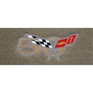 in Stock Corvette C5 Shale 50th Anniversary Floor Mats 2003 High-End