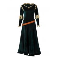 CosFantasy Princess Merida Cosplay Costume Long Dress Halloween mp003883