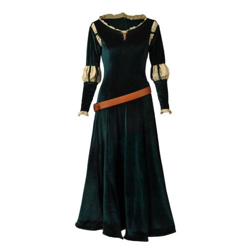  CosFantasy Princess Merida Cosplay Costume Long Dress Halloween mp003883