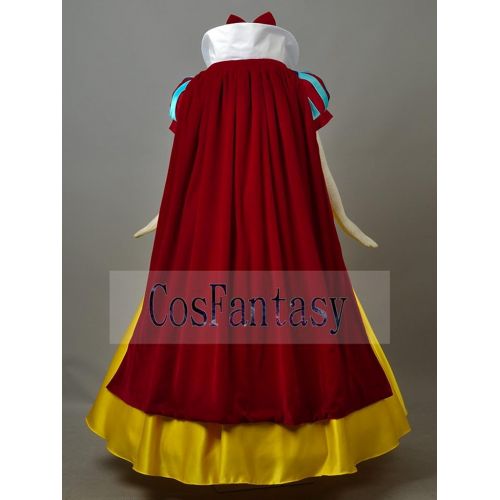  CosFantasy Princess Snow White Cosplay Costume Deluxe Ball Gown mp003881