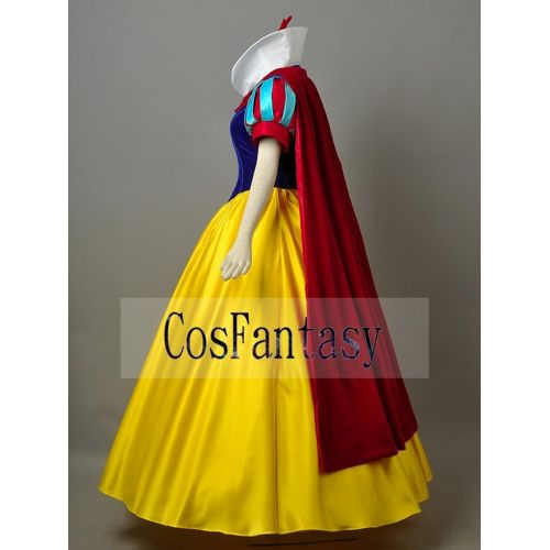  CosFantasy Princess Snow White Cosplay Costume Deluxe Ball Gown mp003881