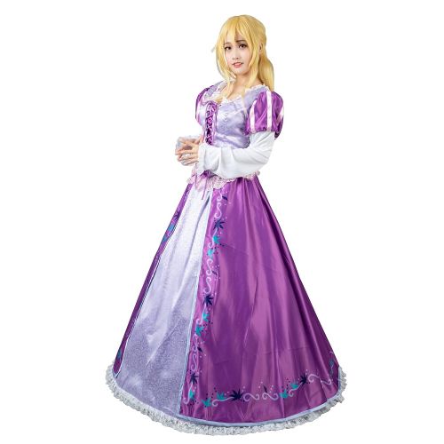  CosFantasy Princess Rapunzel Cosplay Costume Printed Dress Ball Gown mp004097