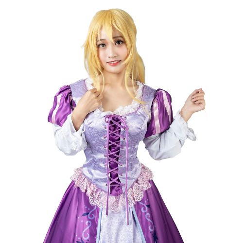  CosFantasy Princess Rapunzel Cosplay Costume Printed Dress Ball Gown mp004097