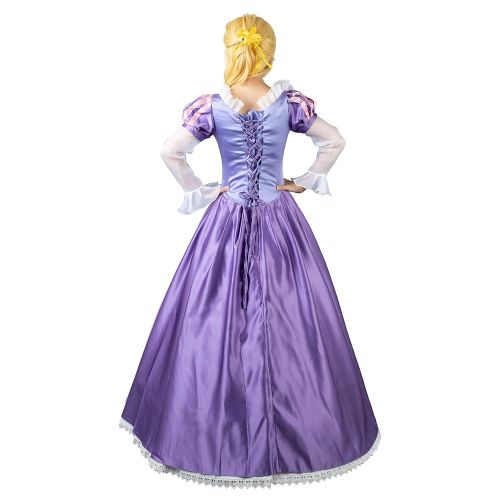  CosFantasy Princess Rapunzel Cosplay Costume Ball Gown Purple Dress mp003880