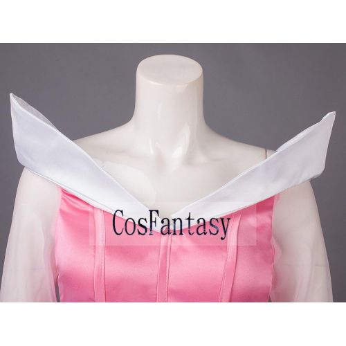  CosFantasy Princess Aurora Cosplay Costume Ball Gown Dress mp002020