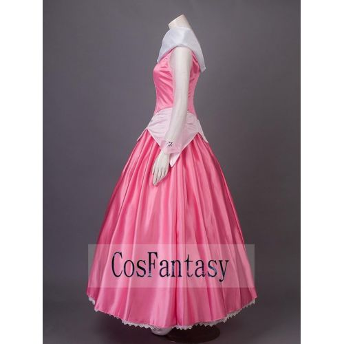  CosFantasy Princess Aurora Cosplay Costume Ball Gown Dress mp002020