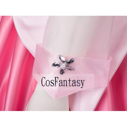  CosFantasy Princess Aurora Cosplay Costume Ball Gown Dress mp002020