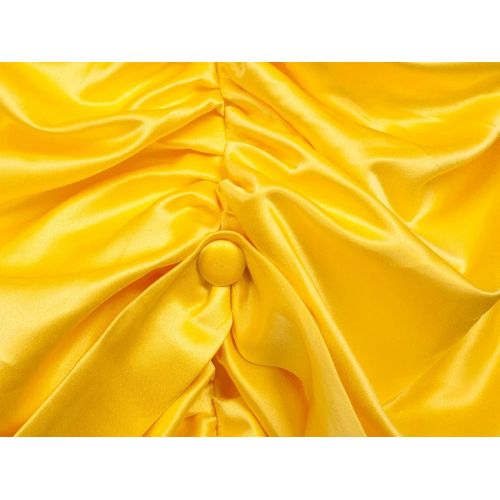  CosFantasy Princess Belle Cosplay Costume Ball Gown Fancy Dress mp002019