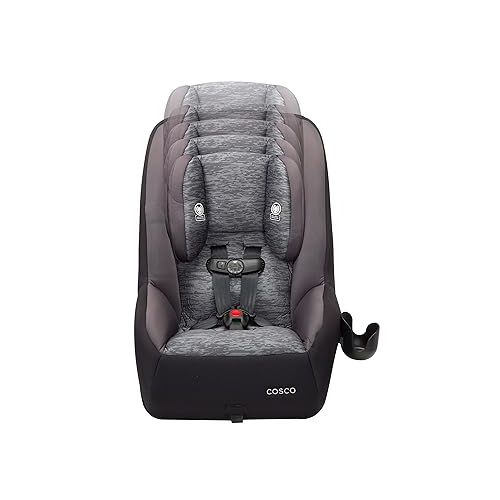  Cosco Mighty Fit 65 DX Convertible Car Seat, Heather Onyx