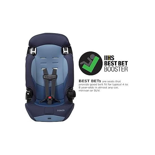  Cosco Finale Dx 2-In-1 Combination Booster Car Seat, Sport Blue, 1 Count (Pack of 1)