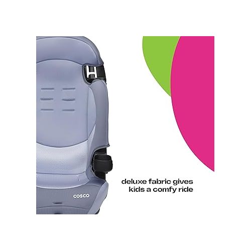  Cosco Finale DX 2-in-1 Booster Car Seat, Extended Use: Forward-Facing, Belt-Positioning Booster in Organic Waves