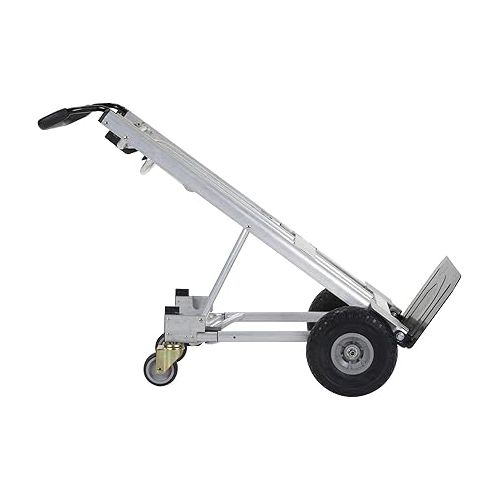  COSCO 4-in-1 Folding Series Hand Truck with Flat-Free Wheels