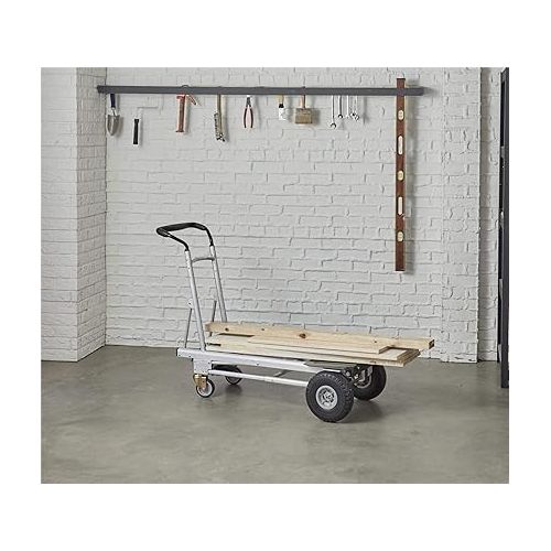  COSCO 4-in-1 Folding Series Hand Truck with Flat-Free Wheels
