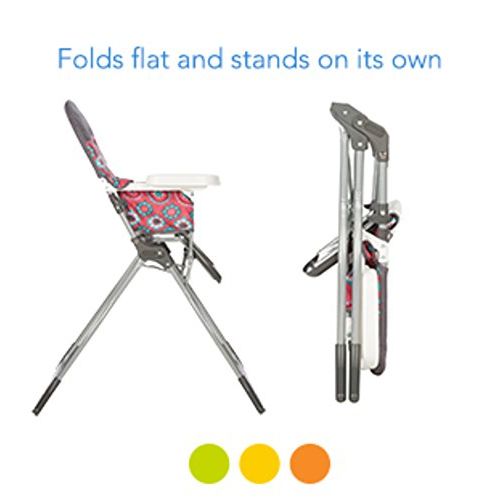  [아마존베스트]Cosco Simple Fold High Chair, Posey Pop