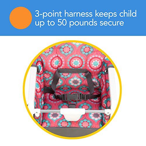  [아마존베스트]Cosco Simple Fold High Chair, Posey Pop