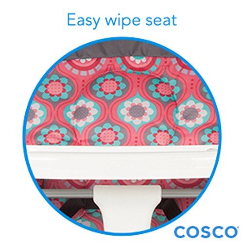 [아마존베스트]Cosco Simple Fold High Chair, Posey Pop