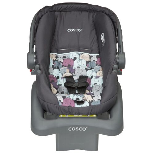  Cosco Light N Comfy DX Infant Car Seat, Blue Elephant Puzzle
