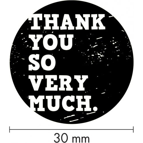  Cosco WOODIES Thank You Themed Stamp Thank You So Very Much, 1-3/16 Impression