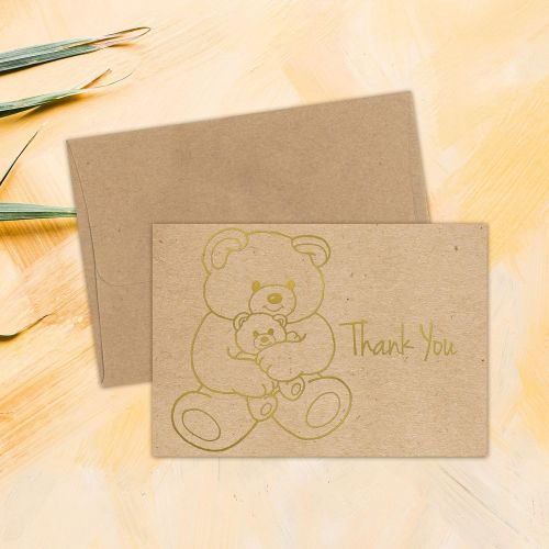  Cosco Teddy Bear Thank You Card