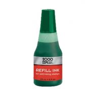 Green Water Based Re-Fill Ink for Cosco 2000 Plus Self-Inking Stamp Refill 25cc`