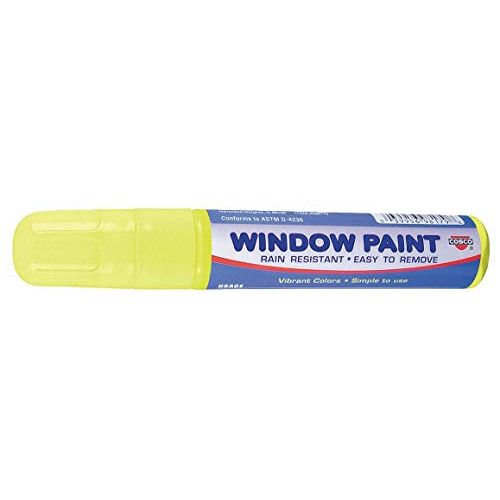  Cosco Paint Marker, Broad, Yellow