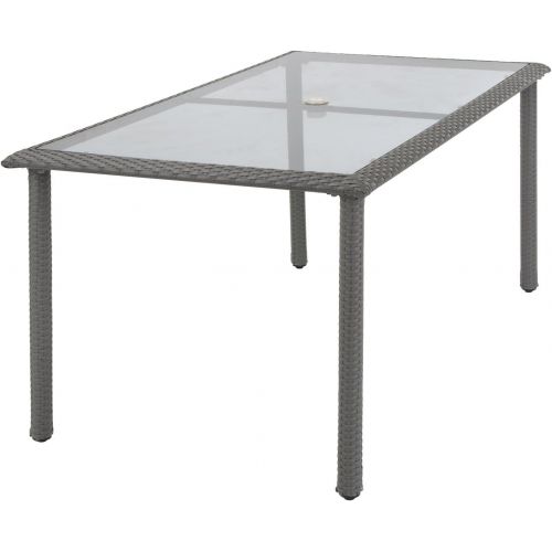  Cosco Outdoor Living 88598GBLE Cosco Outdoor Dining Table, Gray Blue