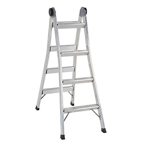  CoscoProducts Cosco 12 ft. H x 20.28 in. W Aluminum 2-in-1 Step Ladder and Extension Ladder Type 1A 300 lb. - Case of: 1;