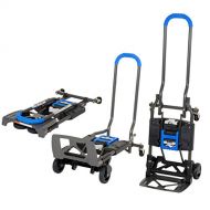 CoscoProducts COSCO Shifter 135kg Multi Function Folding Handcart and Hand Truck (Blue)