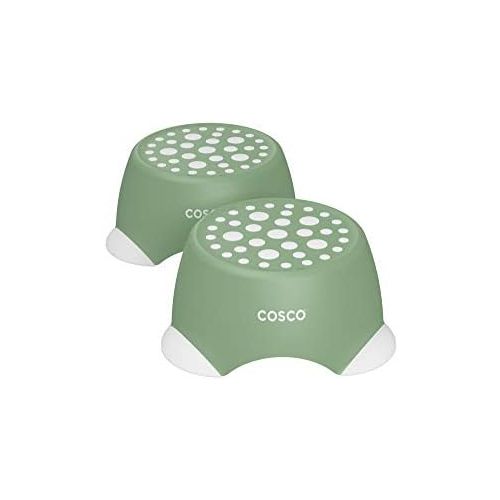  CoscoProducts COSCO 11908GRN2E Kids One-Step Step Stool, 2 Pack, Green