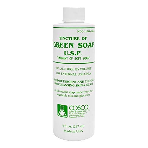  CoscoProducts COSCO Pure Liquid Green Soap Stencil Tattoo Transfer Medical Prep Wash, 8 Fluid Ounce