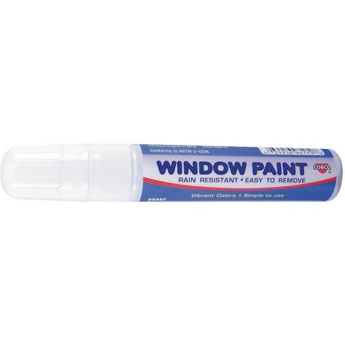  CoscoProducts Paint Marker, Broad Tip, White